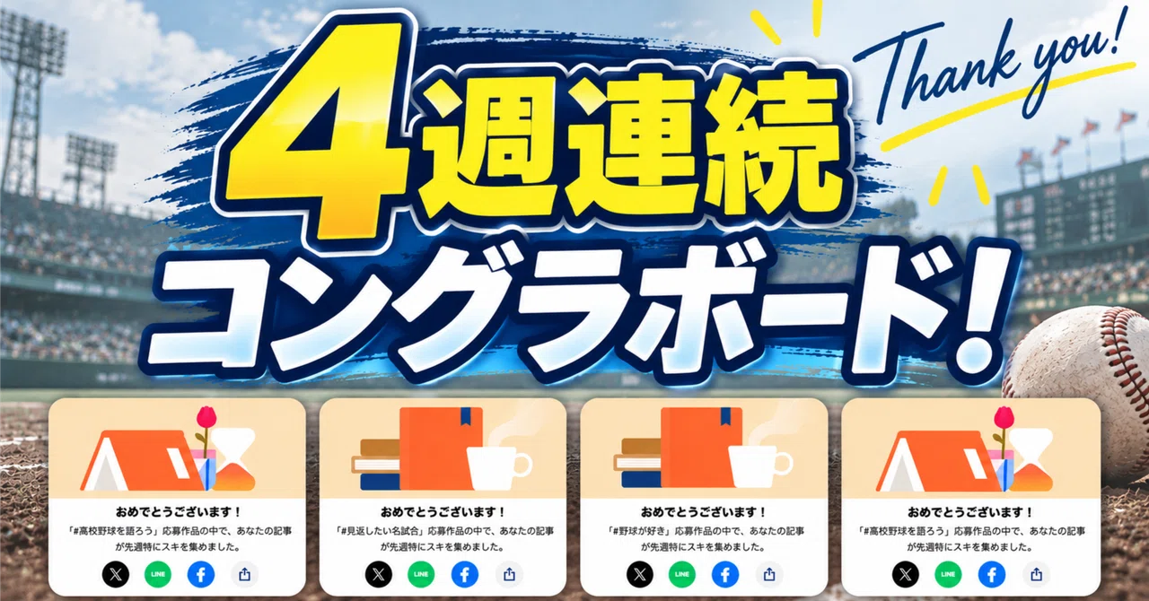 [High School Baseball] I received a Congratulatory Board for 4 ...