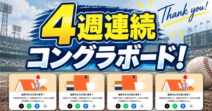 [High School Baseball] I received a Congratulatory Board for 4 ...