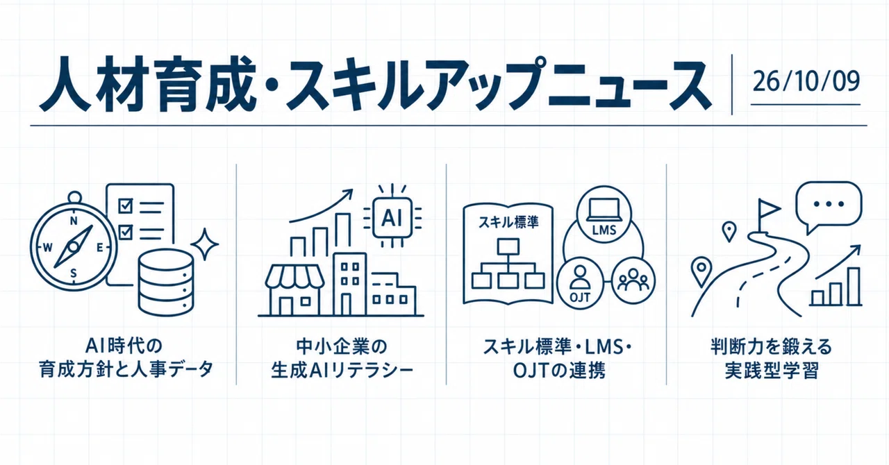 Talent Development & Skill-Up News (Oct 9, 2026)｜Kick＠AnyGrab｜スキルアップ・人材育成