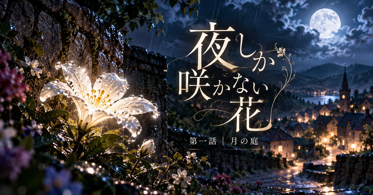 Flowers That Bloom Only at Night: Episode 1/3｜ 千成一圭｜短編小説