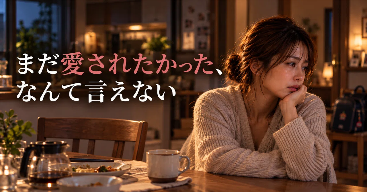 I Can't Say I Still Wanted to Be Loved｜あや｜夫に裏切られました