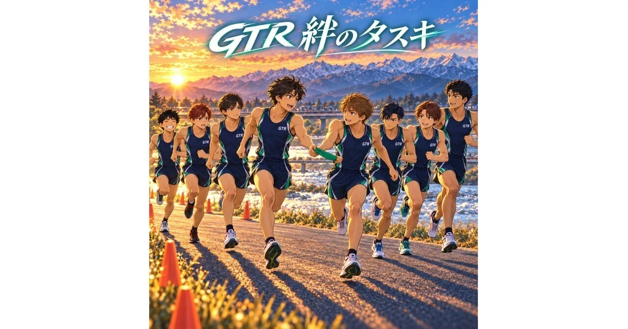 CASE 09「GTR 絆のタスキ（千曲川・疾走版）」—子どもたちの名前を呼ぶ、陸上チームの応援歌