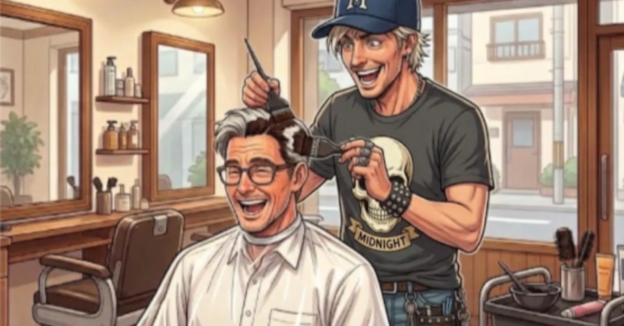 Hair salon for the first time in two months. I really want to work with ...