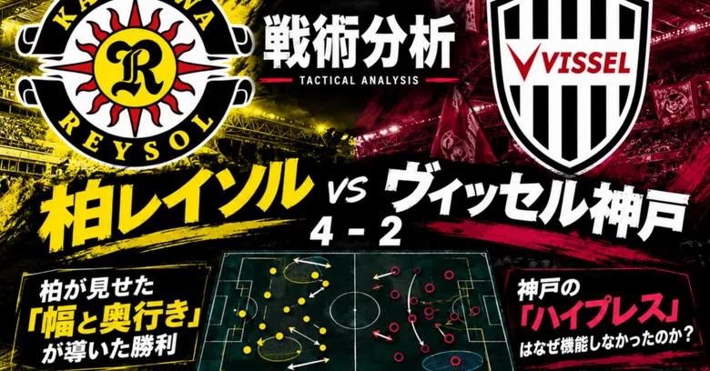 [Tactical Analysis] Kashiwa Reysol defeats Kobe 4-2. Examining the ...