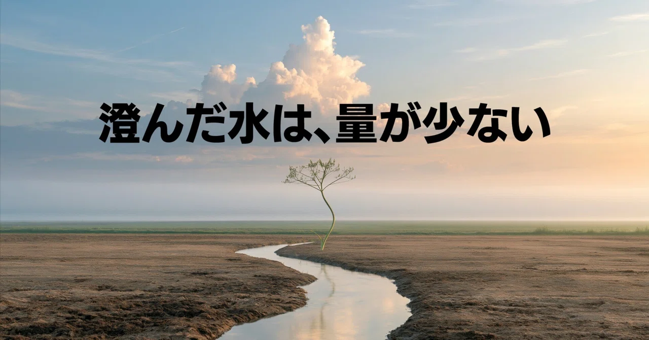 【特別編I】澄んだ水は、量が少ない（V6という新しい大地）