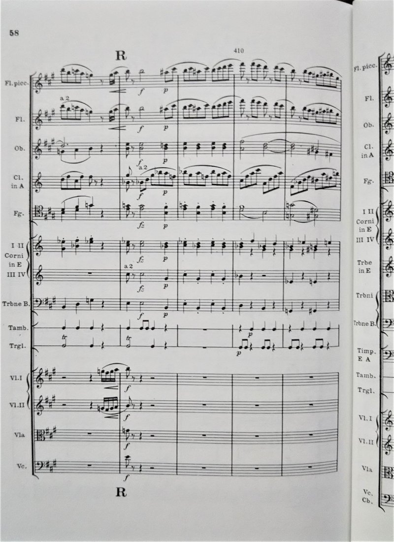 オーケストラパーカッションの楽譜と私の書き込み 1 3 オーケストラスコア H優子 Note
