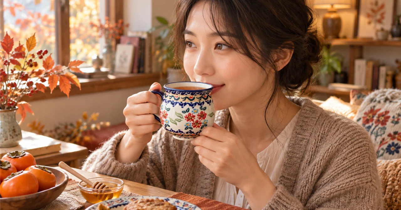 🍂 Persimmon and Honey Rooibos Tea | Autumn Moments Enjoyed with a ...