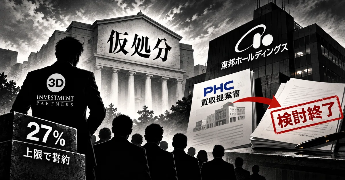 [Structural Critique] - Toho HD Acquisition Consideration Concluded ...