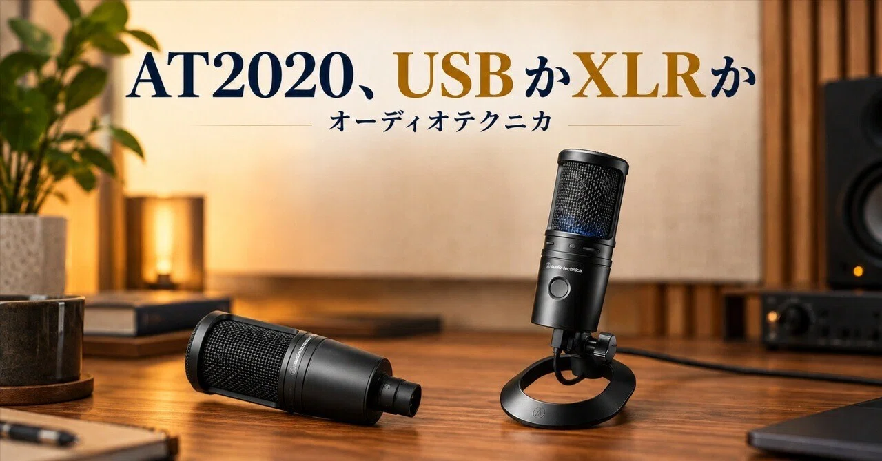 AT2020: USB or XLR?｜IT入門チャンネル
