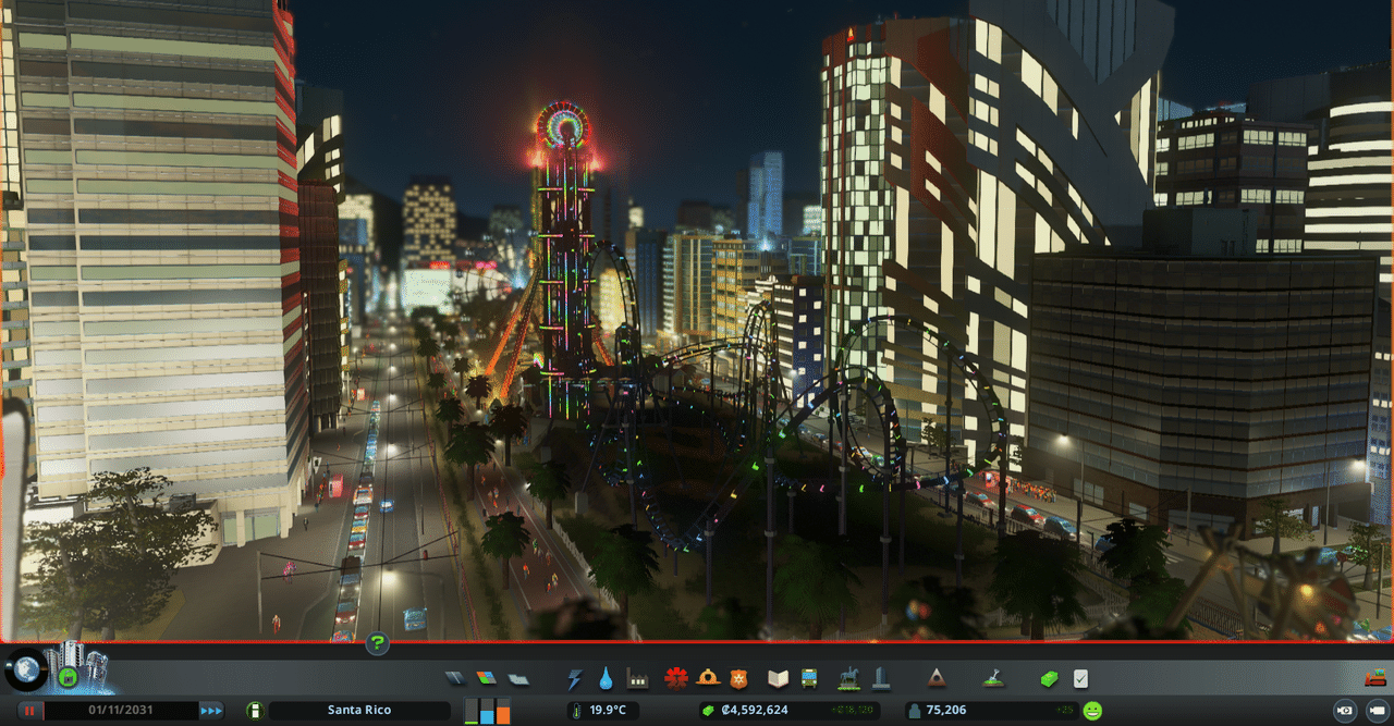 Cities Skylines 1タイルで人口75000人 Mz Note