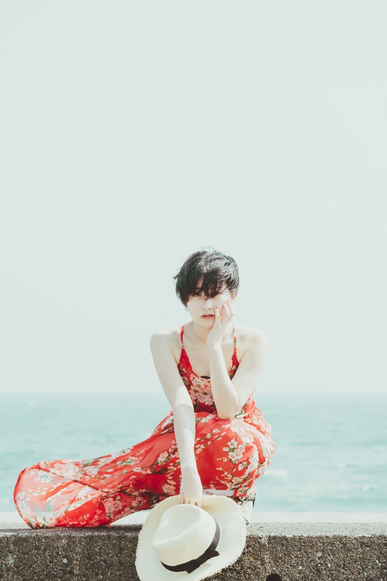 FUJIFILMと夏のポートレート。好きな人と防波堤を歩きたかった高校時代