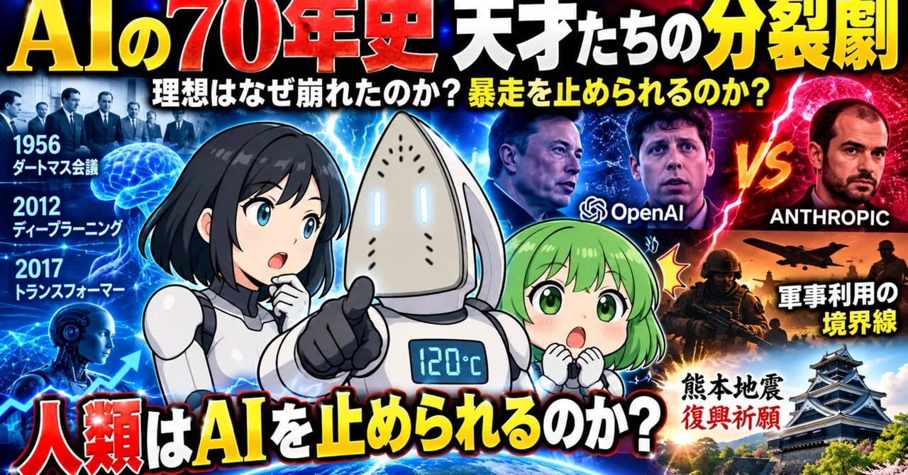 【The Shock of 70 Years of AI History】 Why did the geniuses who were ...