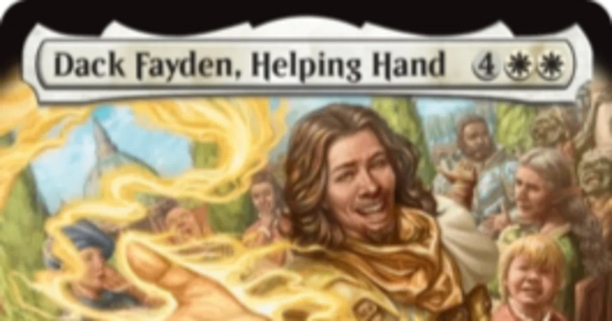 白ダク》救いの手、ダク・フェイデン/Dack Fayden, Helping Hand