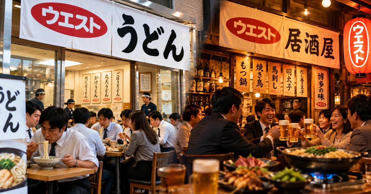 博多うどん「ウエスト」東京進出。昼は麺、夜は酒。でも、そんな ...