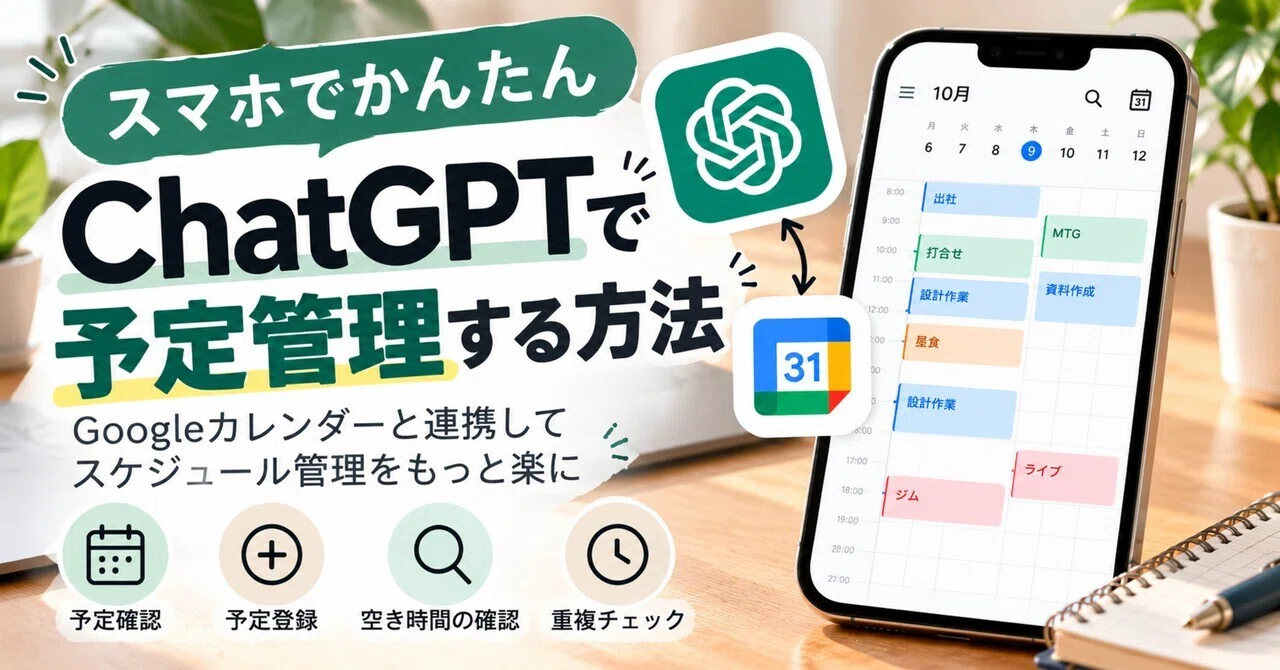 How to Turn ChatGPT into Your Personal Schedule Management AI | Google ...
