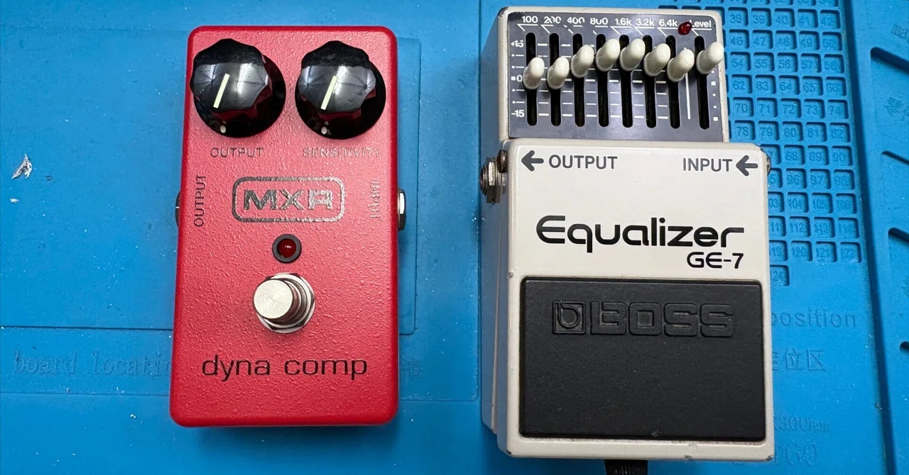 メンテナンス】MXR [dyna comp] BOSS [GE-7]｜ガリの除去｜音楽