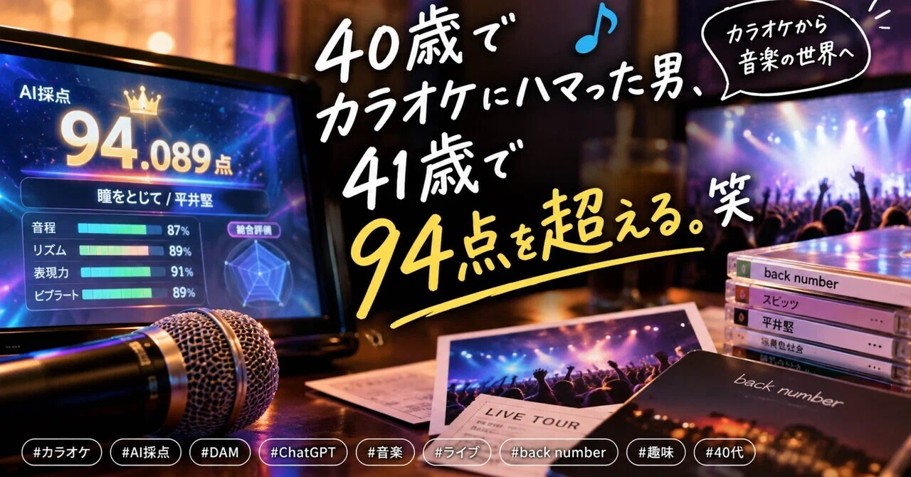 I just wanted to score 90 in karaoke, but before I knew it, I was in ...