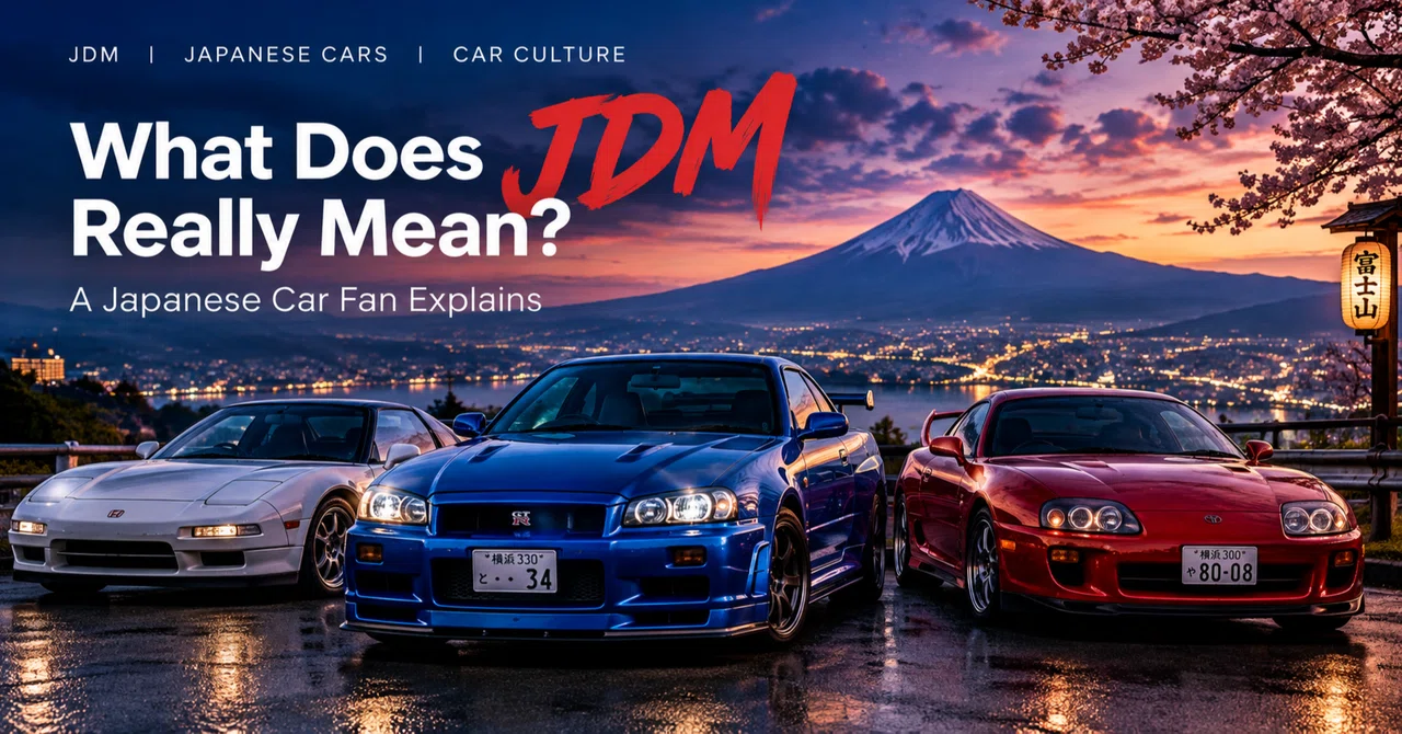 What Does JDM Really Mean? A Japanese Car Fan Explains｜不燃物