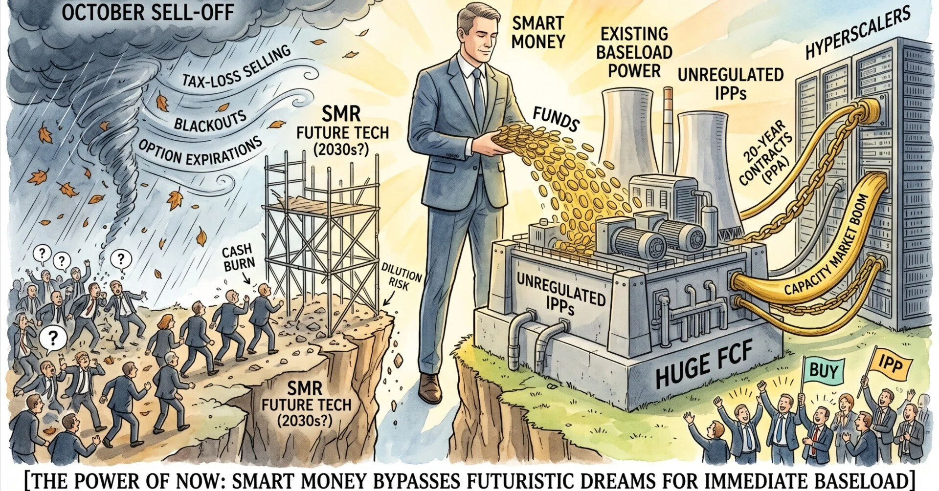 [1 Stock Per Day PLUS] The 'Calendar Distortion' of the October Market and the Truth About AI Power. Exposing the Financial Reality of SMRs and the True Winners of 'Ready-to …