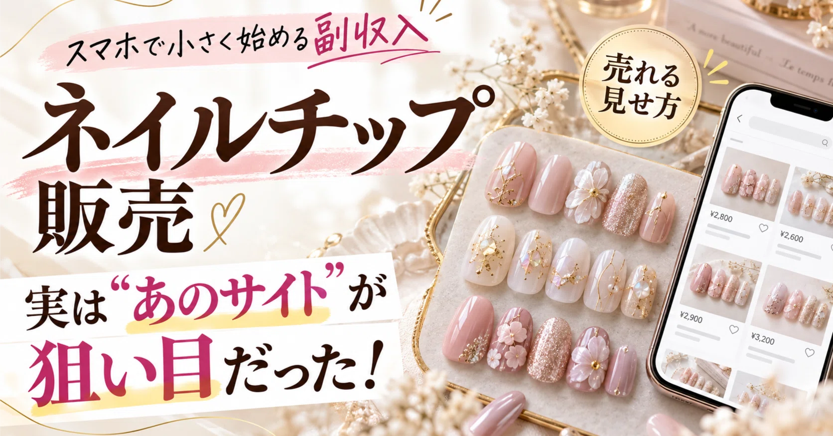 第37章 # ネイルチップ販売、実は「あのサイト」が狙い目だった