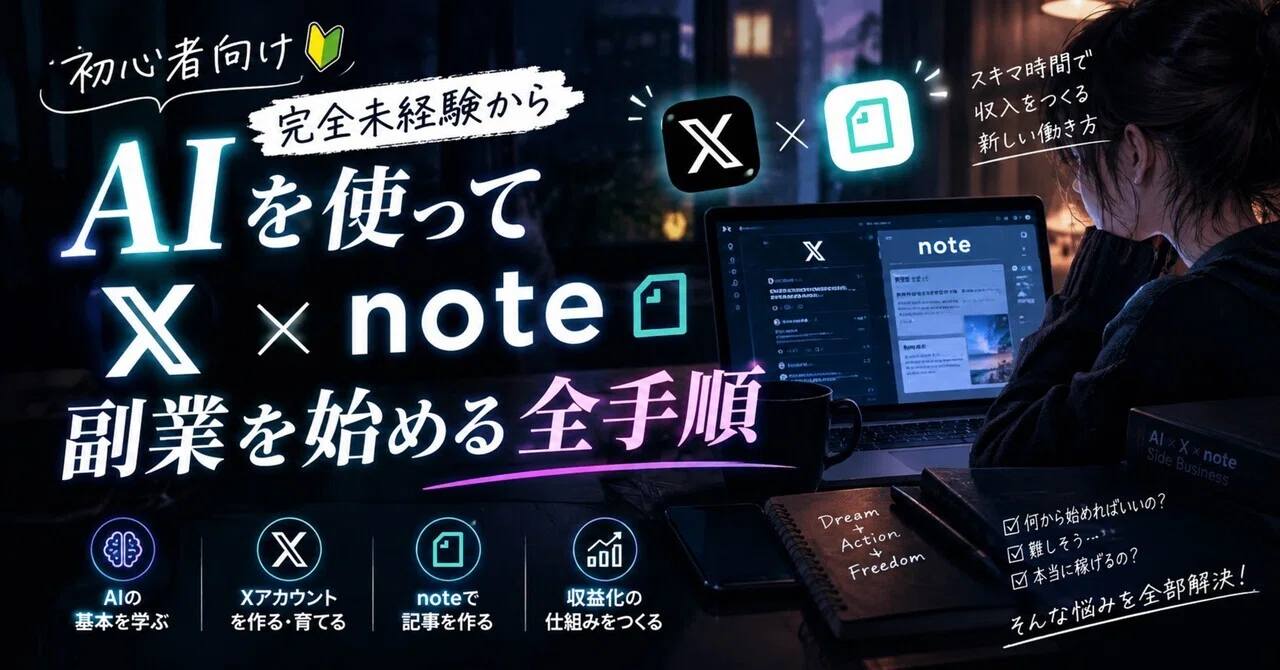 [For Beginners] The Complete Step-by-Step Guide to Starting an X × note ...