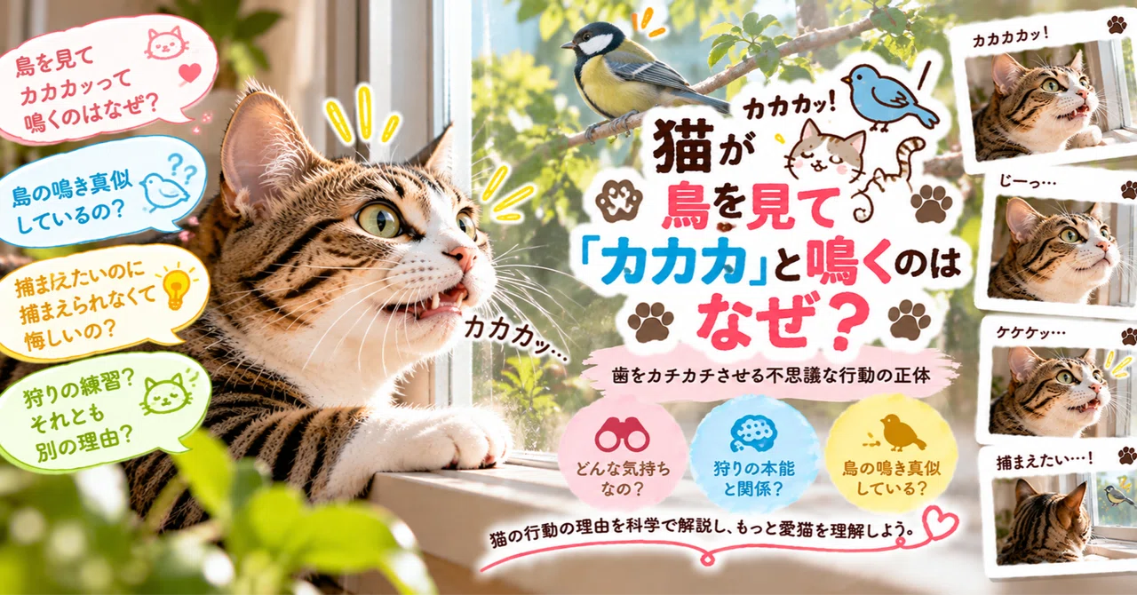 Why do cats make a 'kakaka' sound when watching birds? | The truth ...