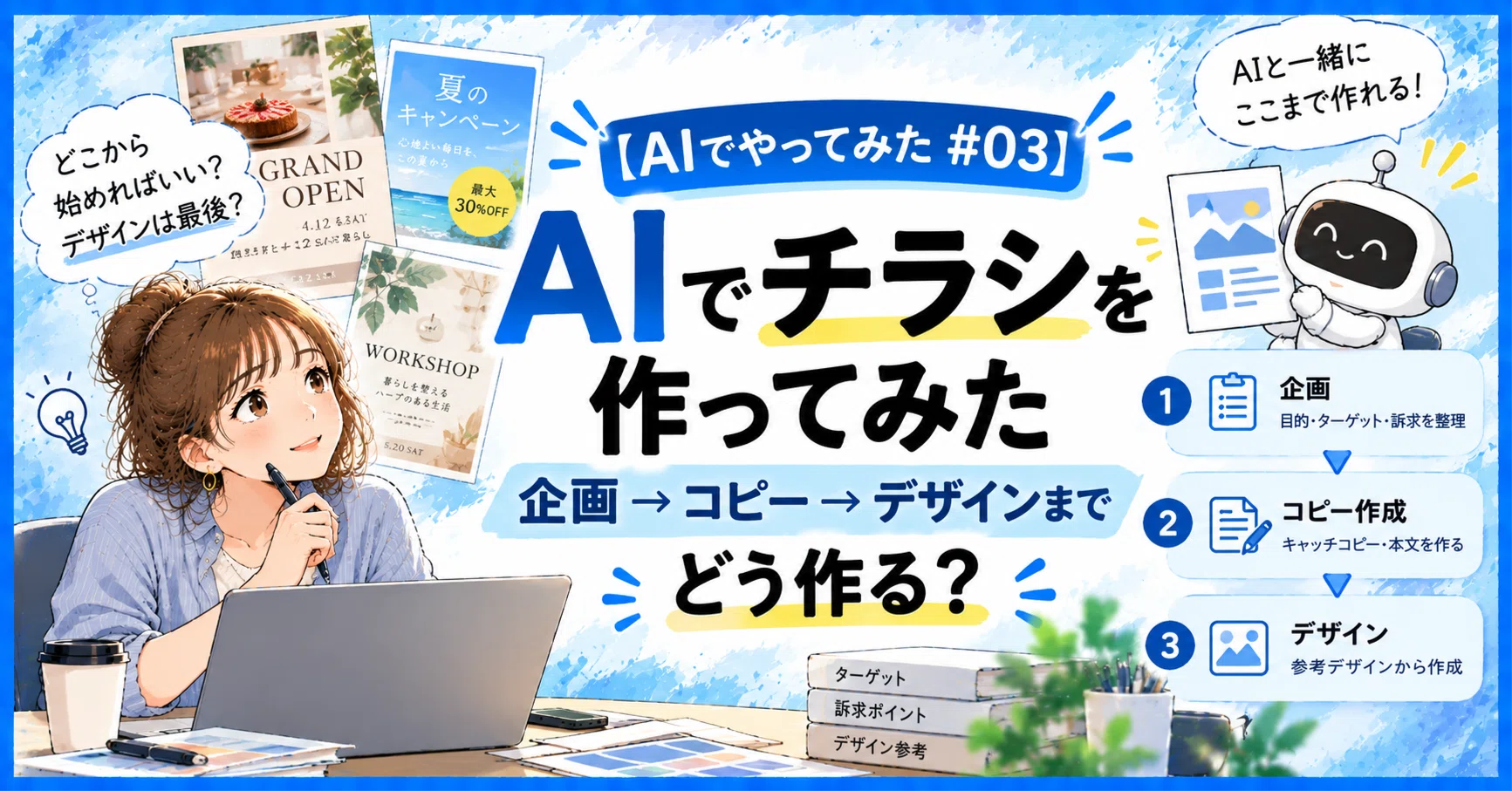 [Tried with AI #03] I tried making a flyer with AI | How to create from ...