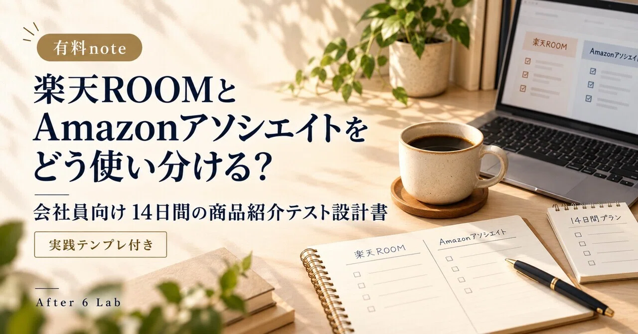 How to Use Rakuten ROOM and Amazon Associates Effectively: A 14-Day ...