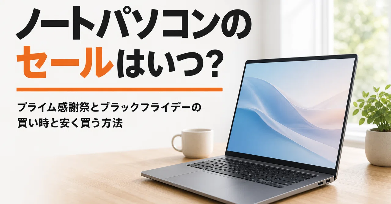 ノートパソコンのセールはいつ？ プライム感謝祭とブラックフライデー
