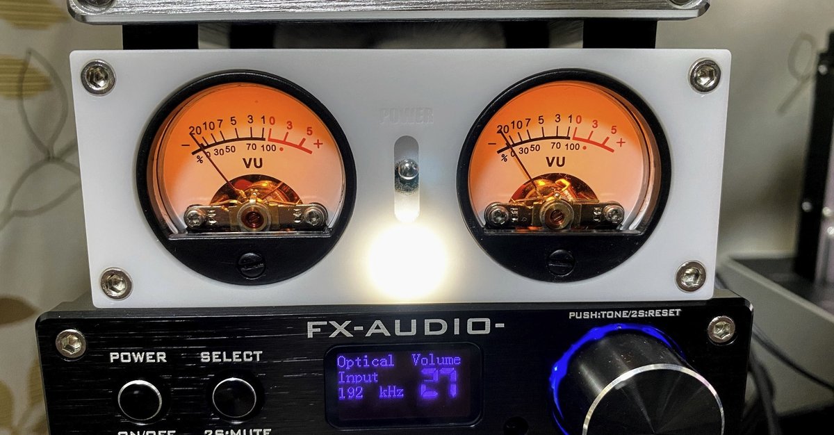 自作VUメーター完成しました＼(^o^)／｜晴れ男 