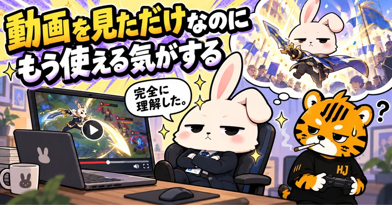 lol-lolあるある「動画を見ただけなのにもう使える気がする」