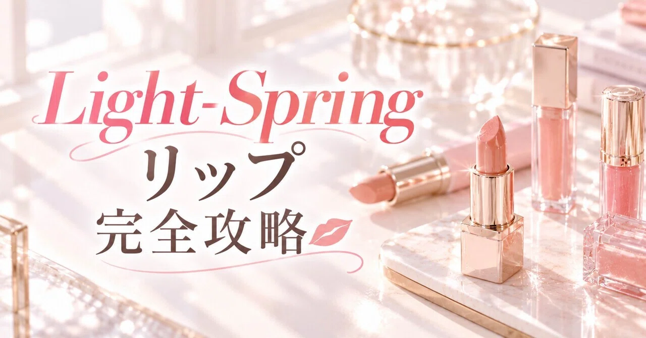 2026年版】Light-Springリップ完全攻略💄｜垢抜け学｜見た目もマインド