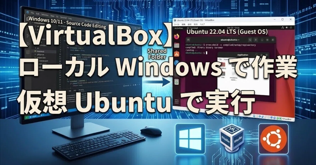 [VirtualBox] How to set up shared folders between Windows and Ubuntu｜UZU