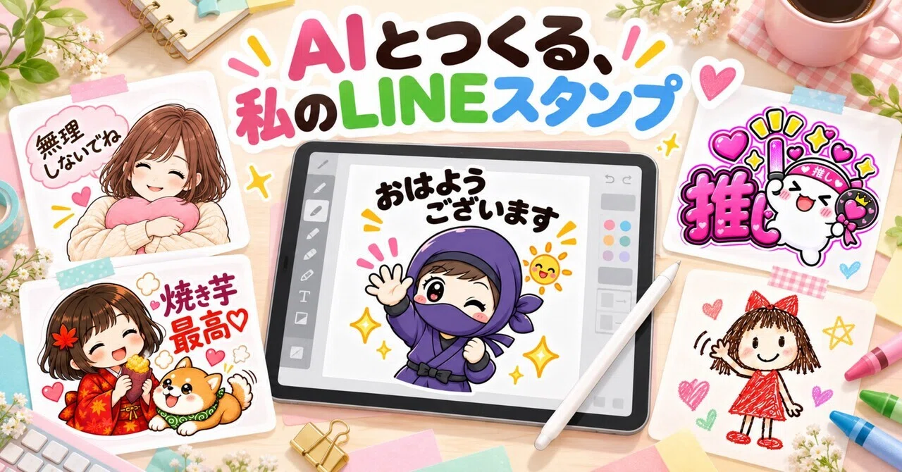 Making LINE stickers with AI. I didn't realize how hard it was to keep ...