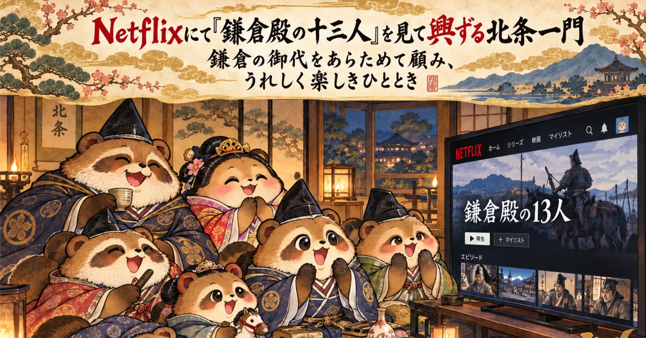 Watching 'The 13 Lords of the Shogun' Again on Netflix—To Kamakura!｜ちもちも