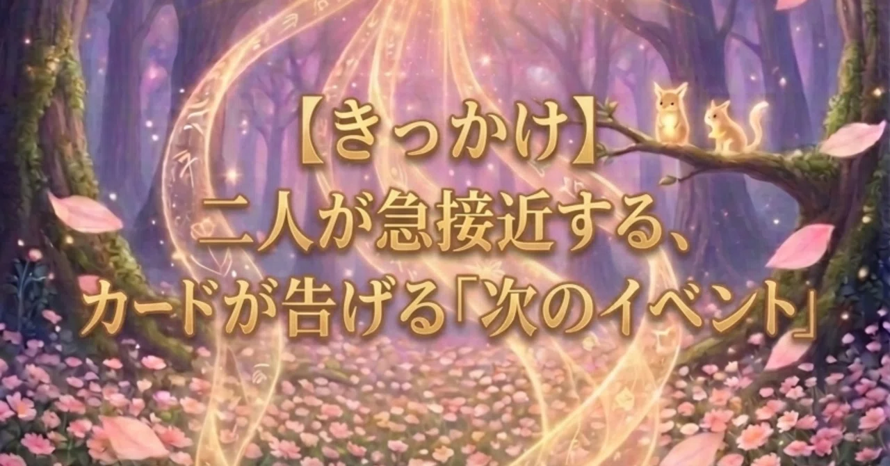 [Trigger] The 'next event' the cards reveal that will bring the two of ...