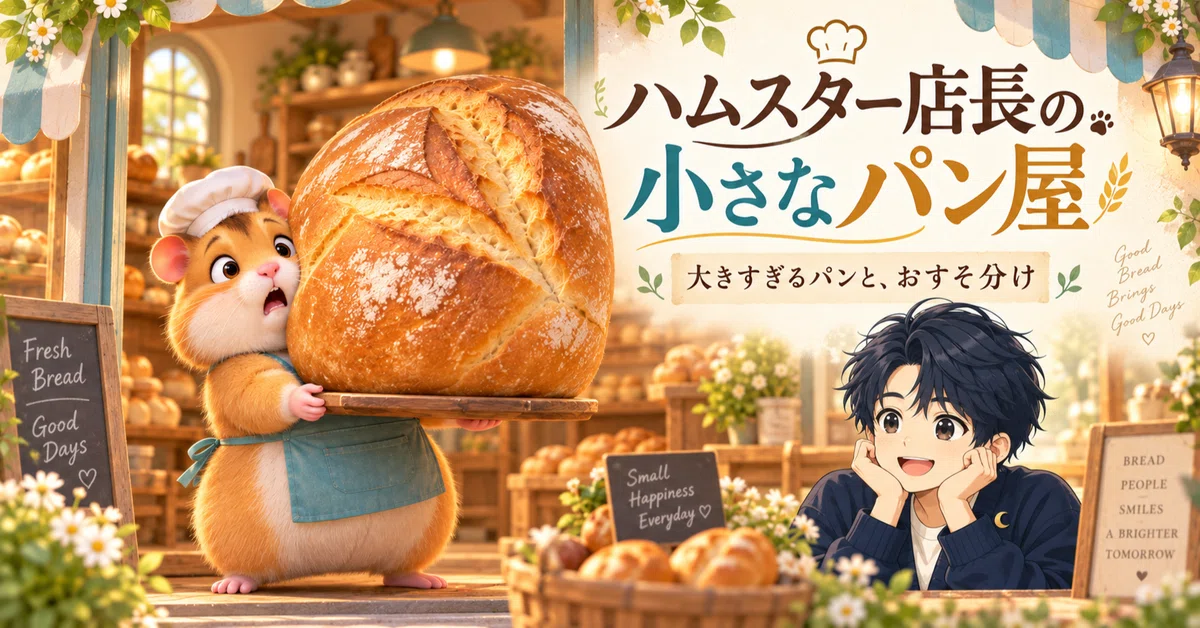 The Hamster Manager whose bread was too big. I made a 20-second ...