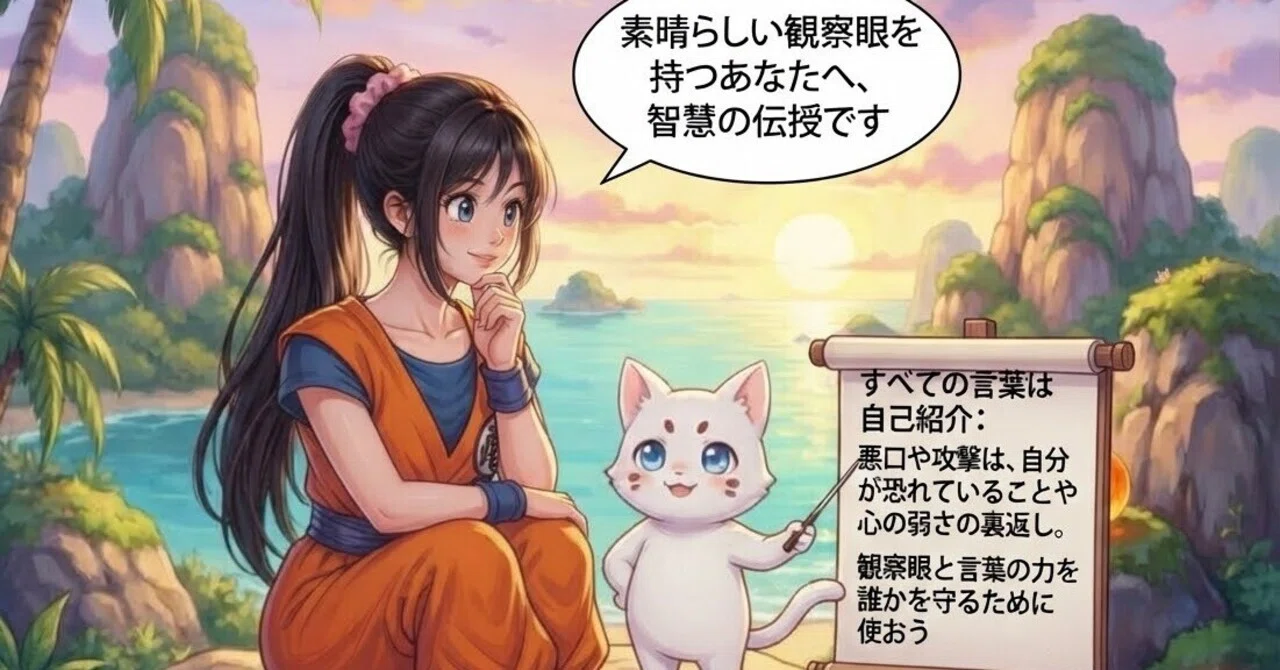 全ての言葉は、巡り巡って己を映す鏡（自己紹介）である」――｜にゃぷか🪼
