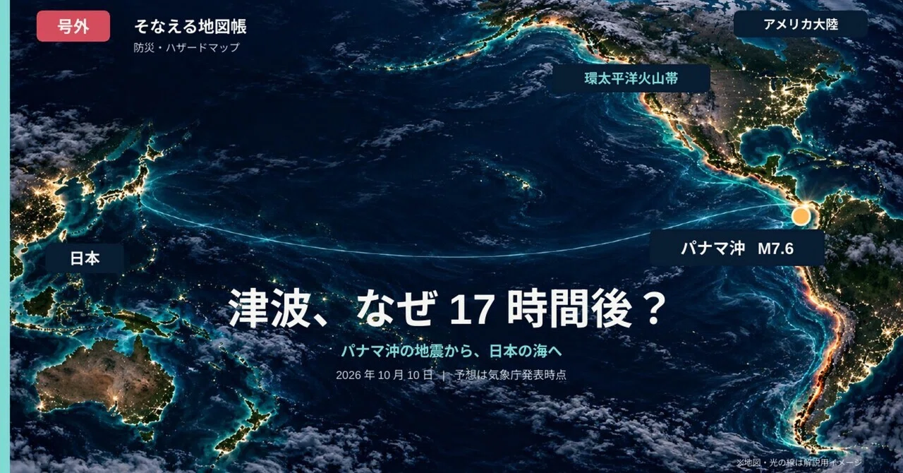 [Extra Edition: Tsunami Forecast] Why does the tsunami take 17 hours ...