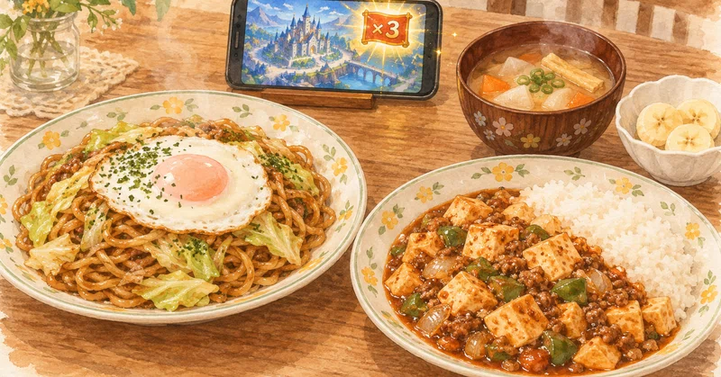 フィーバーと、いつもと違う麻婆豆腐🌰(3行日記)