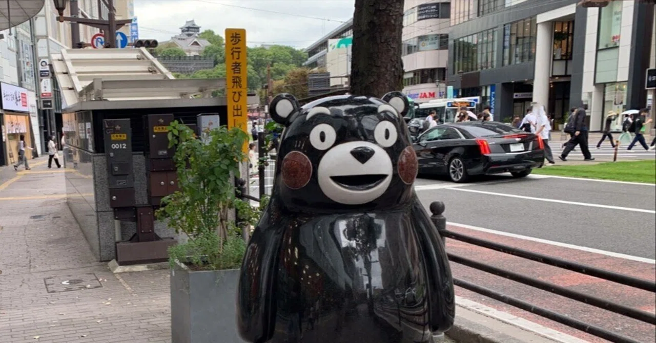 熊本おでかけ】新しいくまモンの石像と、初めてのZINEフェス。ぶらぶら