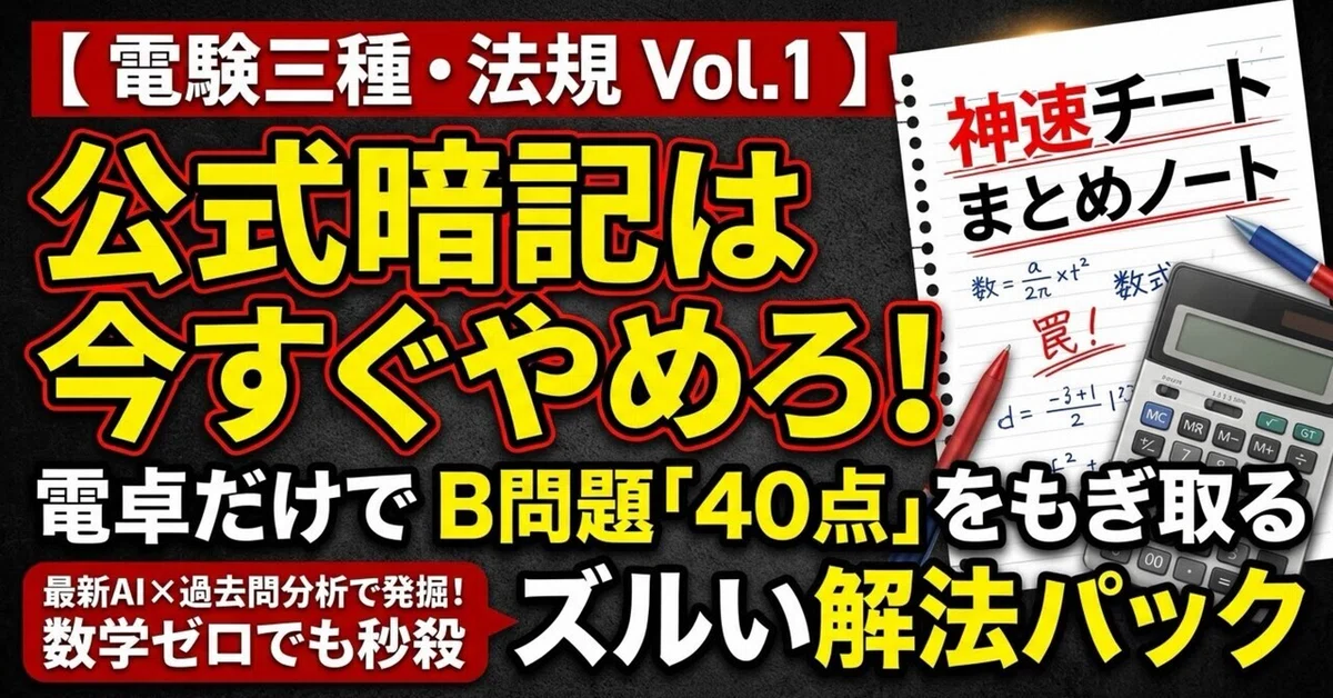 [Third-Class Chief Electricity Engineer - Regulations Vol. 1] Stop ...
