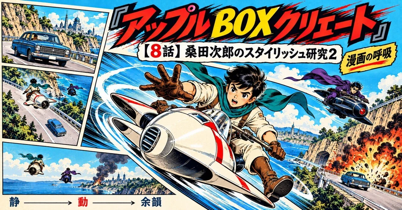 8話】アップルBOXクリエートを語ろう:桑田次郎のスタイリッシュ研究2