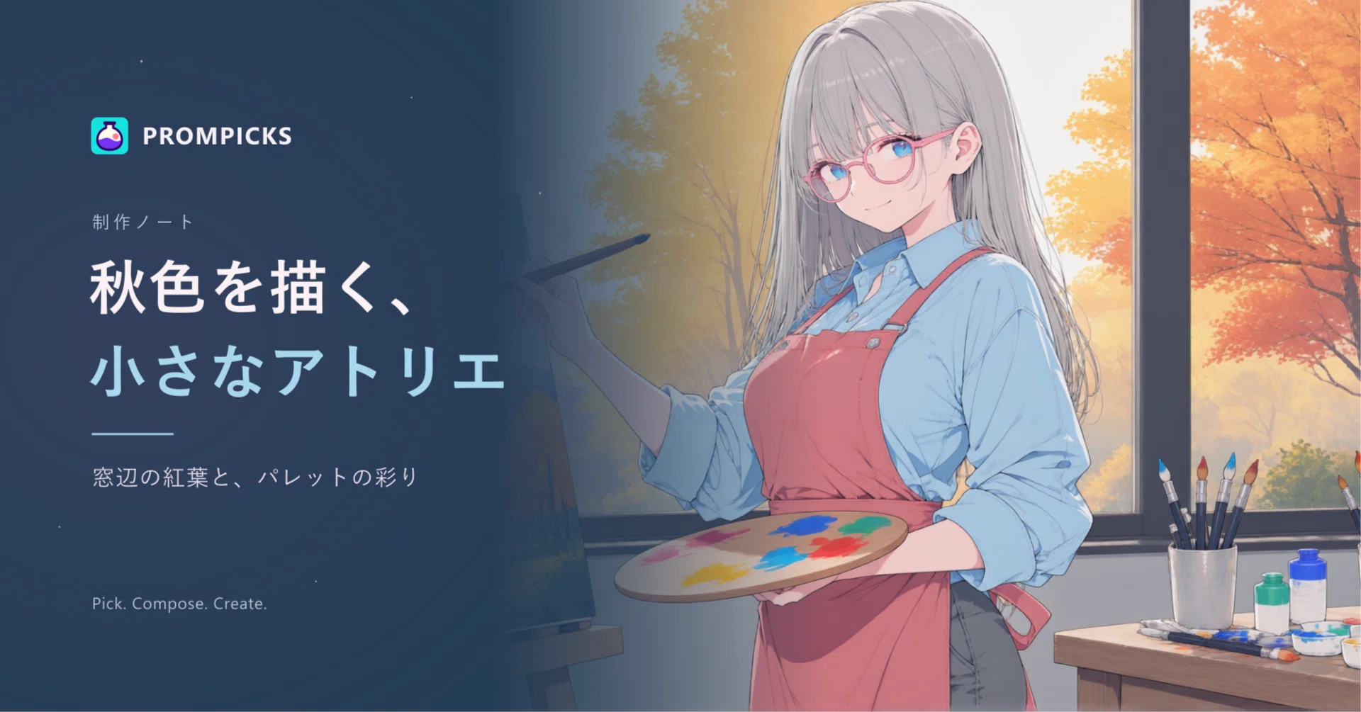 Painting Autumn Colors, a Small Atelier | PROMPICKS Production Notes｜あいか