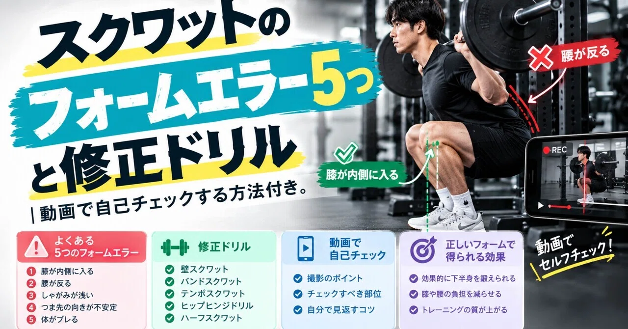 5 Common Squat Form Errors and Correction Drills: Including How to Self ...