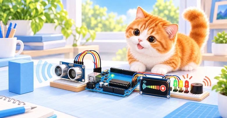 [Arduino Practical Projects #02] How to Build an Ultrasonic Distance ...
