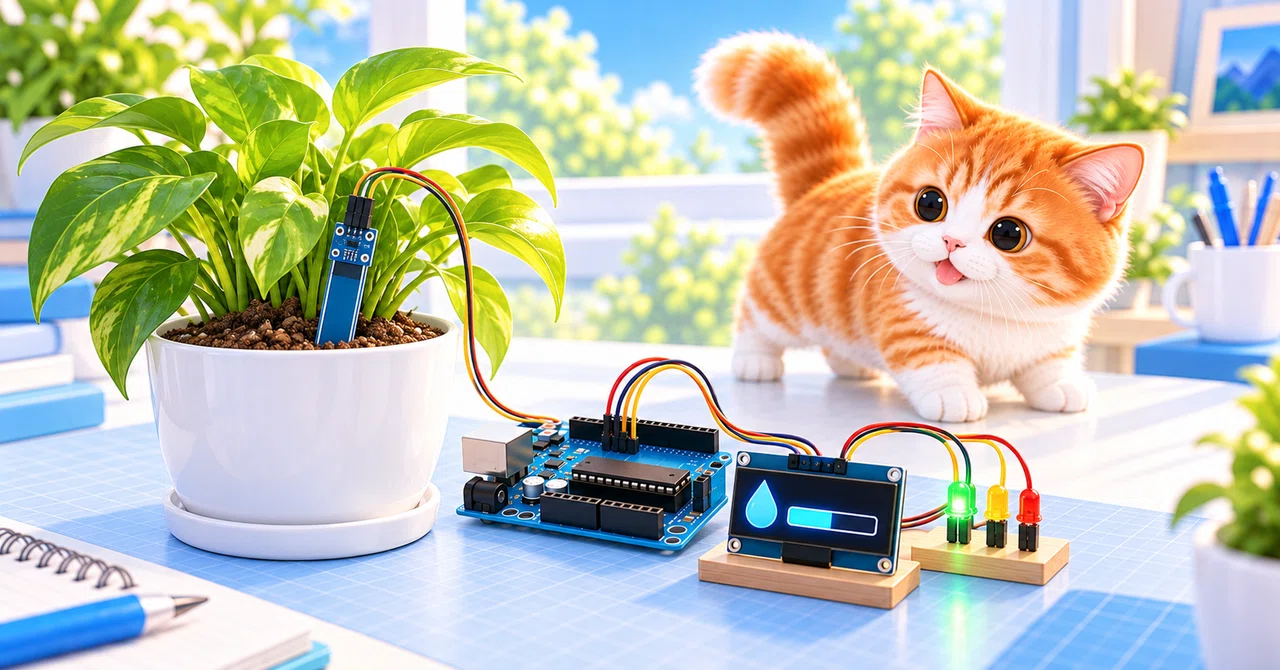[Arduino Practical Project #05] How to Build a Plant Monitoring System ...