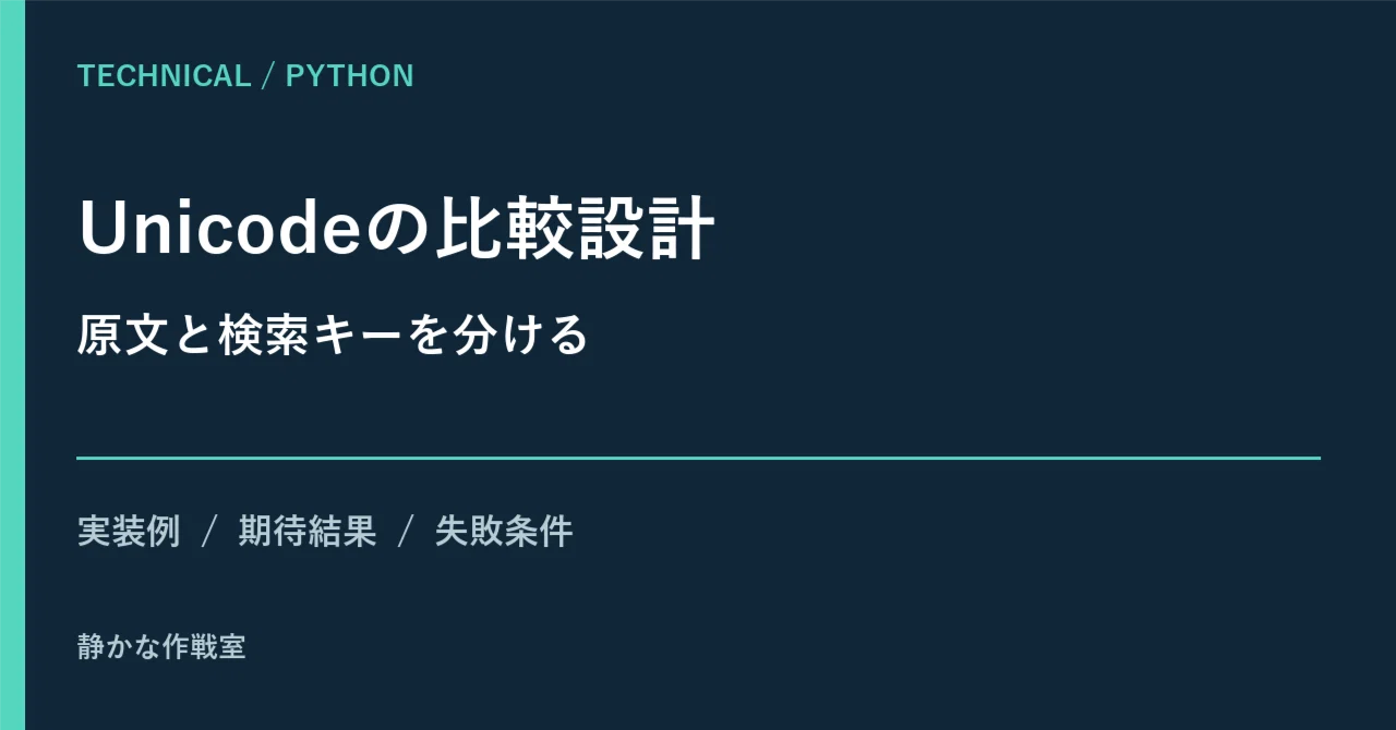 Designing 'Same Characters' in Unicode: Separating Original Text and ...