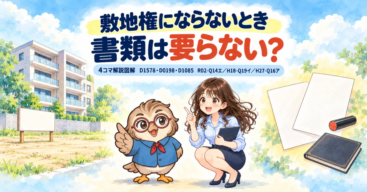 土地家屋調査士試験　 敷地権と区分所有法 すっきり！まるわかりゼミ　四冊セット 土地家屋調査士受験生向け】4コマ解説図解D1578・D0198・D1085～R02