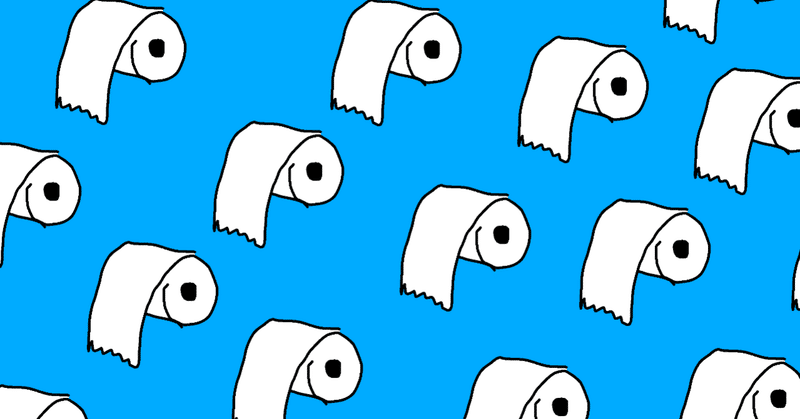 トイレットペーパーを引きちぎる妖精がいる トキ Note